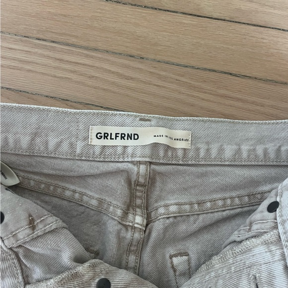 GRLFRND High rise denim shorts “The Jules” size 25 - Picture 5 of 7